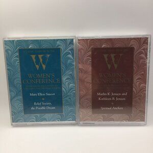 BYU Womens Conference Set 2 Audio Cassette Tape Relief Society Spiritual Anchors
